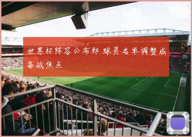 世界杯阵容公布即 球员名单调整成备战焦点