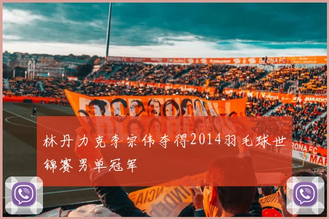 林丹力克李宗伟夺得2014羽毛球世锦赛男单冠军